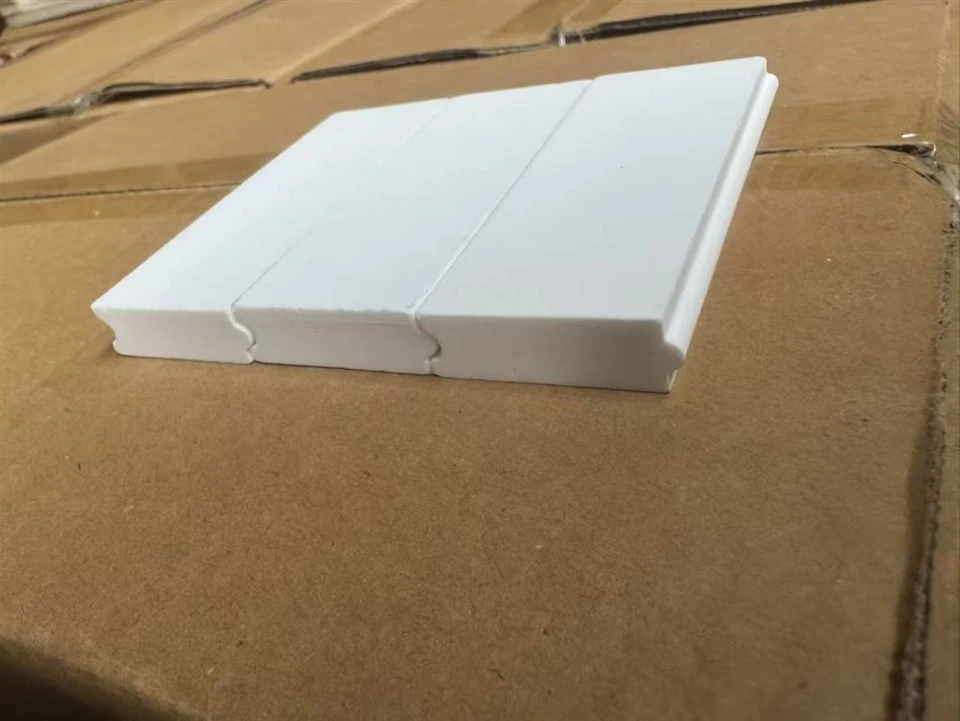 Grooved Alumina Ceramic Liner Tiles